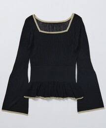 Firsthand | Firsthand/ファーストハンド スクエアネックシアーニット(ニット/セーター)