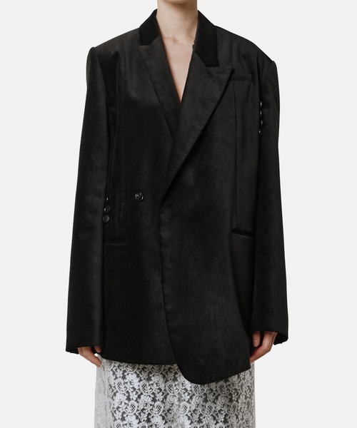 iRENE(アイレネ)の「アシンメトリカルクラシックジャケット / Asymmetrical Classic Jacket(テーラードジャケット・レディース・ブラック・36)」の4枚目の写真