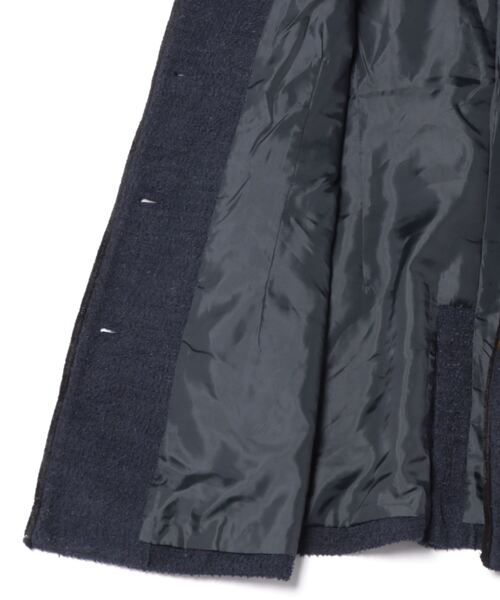 【セール】【L～5L 大きいサイズ】フリンジ使いツィードジレ（ベスト）｜fleur by mint breeze（フルールバイミントブリーズ）