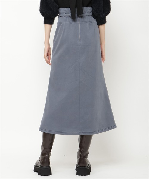 【セール】配色ステッチＡラインスカート（スカート）｜REDYAZEL（レディアゼル）
