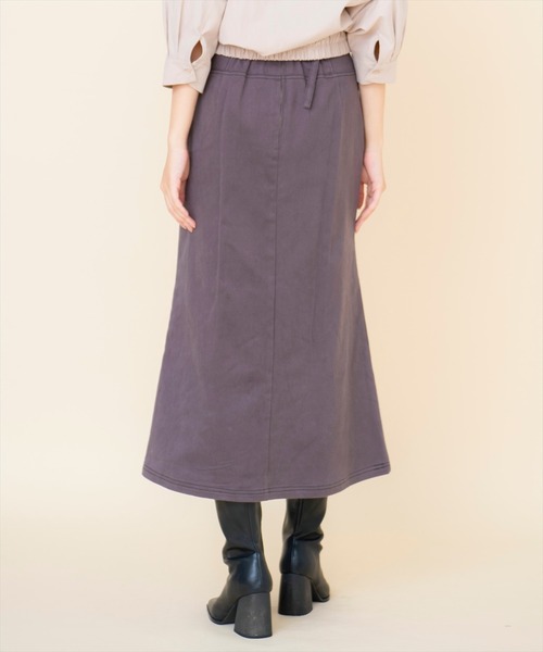 【セール】配色ステッチＡラインスカート（スカート）｜REDYAZEL（レディアゼル）