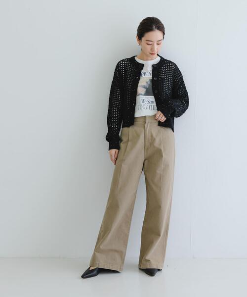 URBAN RESEARCH(アーバンリサーチ)の「スパンコールメッシュニットカーディガン(カーディガン/ボレロ・レディース・グレー/ブラック・FREE)」の11枚目の写真