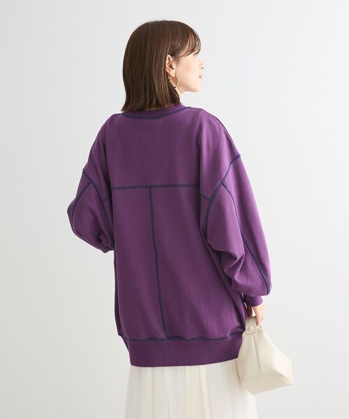 Sugar spoon（シュガースプーン）の「・SUGAR　SPOON　カラーstスウェット（スウェット・レディース・グリーン/ライトグレー/パープル/ブラック/チャコールグレー・FREE）」の7枚目の写真