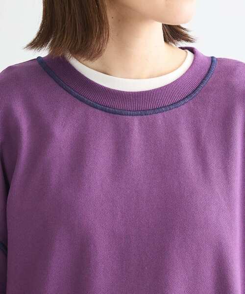 Sugar spoon（シュガースプーン）の「・SUGAR　SPOON　カラーstスウェット（スウェット・レディース・グリーン/ライトグレー/パープル/ブラック/チャコールグレー・FREE）」の8枚目の写真