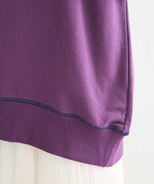 Sugar spoon（シュガースプーン）の「・SUGAR　SPOON　カラーstスウェット（スウェット・レディース・グリーン/ライトグレー/パープル/ブラック/チャコールグレー・FREE）」の11枚目の写真