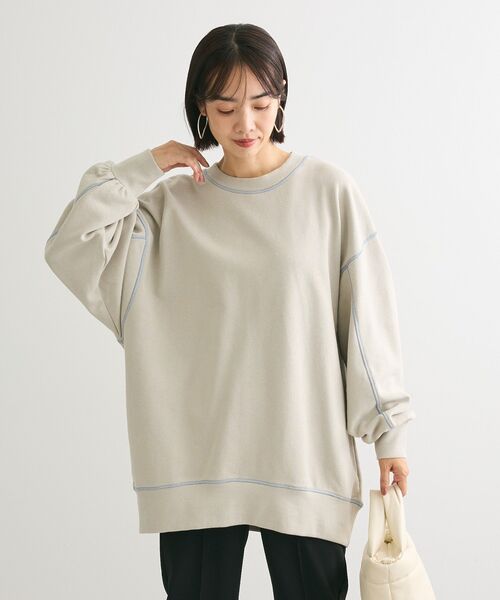 Sugar spoon（シュガースプーン）の「・SUGAR　SPOON　カラーstスウェット（スウェット・レディース・グリーン/ライトグレー/パープル/ブラック/チャコールグレー・FREE）」の14枚目の写真