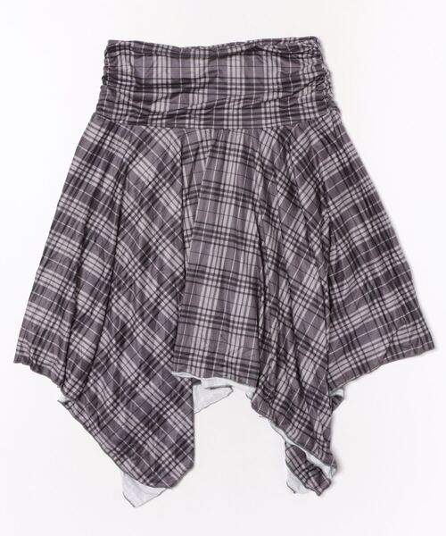 HALEY PESCA（ヘーリーペスカ）の「HALEY PESCA/ギークチェック　アンバランスミディアムスカート（スカート・レディース・グレー・SMALL/LARGE/MEDIUM）」の12枚目の写真