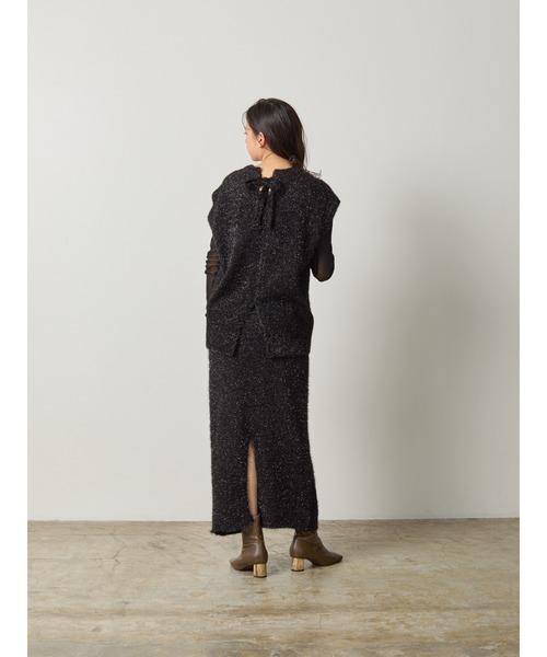 ラメニットタイトスカート（スカート）｜DOLLUPOOPS（ドールアップウップス）