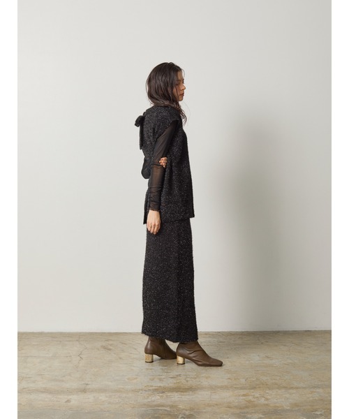 ラメニットタイトスカート（スカート）｜DOLLUPOOPS（ドールアップウップス）