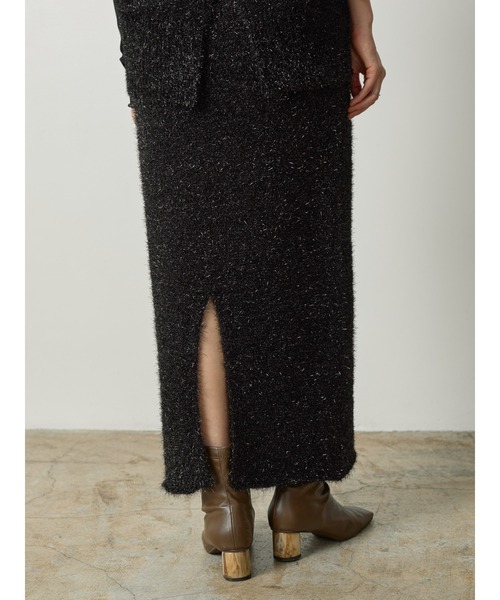 ラメニットタイトスカート（スカート）｜DOLLUPOOPS（ドールアップウップス）