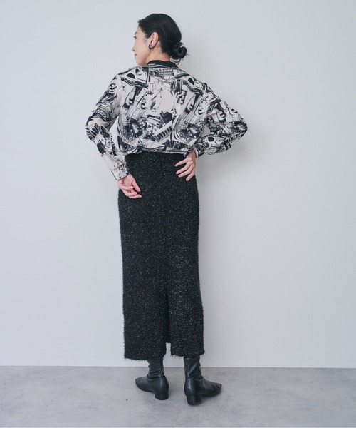 ラメニットタイトスカート（スカート）｜DOLLUPOOPS（ドールアップウップス）