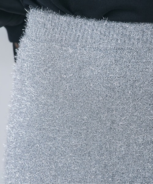 ラメニットタイトスカート（スカート）｜DOLLUPOOPS（ドールアップウップス）