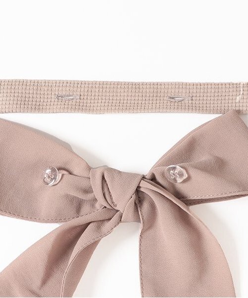 LOVETOXIC（ラブトキシック）の「ビスチェSETUP（シャツワンピース・キッズ・チャコール/ライトベージュ・S/M/L）」の8枚目の写真