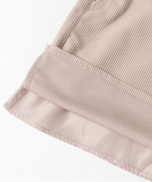 LOVETOXIC（ラブトキシック）の「ビスチェSETUP（シャツワンピース・キッズ・チャコール/ライトベージュ・S/M/L）」の15枚目の写真