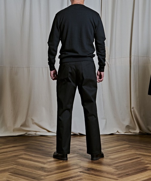 Coffee & Cigarettes(コーヒーアンドシガレッツ)の「2-9B(2E4) Standard Fit 8.4oz CREW NECK SWEAT(スウェット・メンズ・オートミール/ブラック/杢グレー・S/M/L/XL)」の9枚目の写真