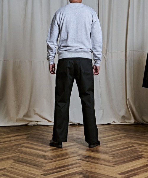 Coffee & Cigarettes(コーヒーアンドシガレッツ)の「2-9B(2E4) Standard Fit 8.4oz CREW NECK SWEAT(スウェット・メンズ・オートミール/ブラック/杢グレー・S/M/L/XL)」の11枚目の写真
