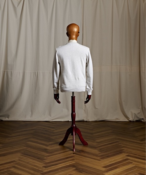 Coffee & Cigarettes(コーヒーアンドシガレッツ)の「2-9B(2E4) Standard Fit 8.4oz CREW NECK SWEAT(スウェット・メンズ・オートミール/ブラック/杢グレー・S/M/L/XL)」の15枚目の写真