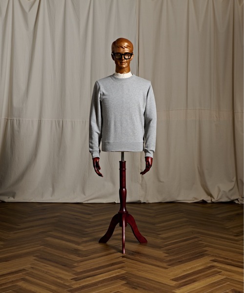 Coffee & Cigarettes(コーヒーアンドシガレッツ)の「2-9B(2E4) Standard Fit 8.4oz CREW NECK SWEAT(スウェット・メンズ・オートミール/ブラック/杢グレー・S/M/L/XL)」の20枚目の写真