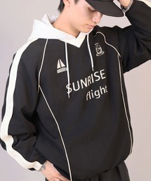 SPINNS | ストリート＆グランジ/ゲームシャツデザインナイロントップス SUNRISE(スウェット)