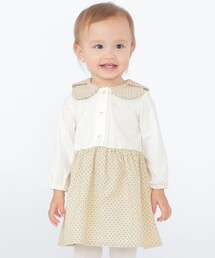 SHIPS KIDS:80～90cm / ドット カラー ワンピース