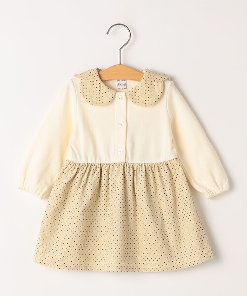 SHIPS（シップス）の「SHIPS KIDS:80～90cm / ドット カラー ワンピース（ワンピース・キッズ・ネイビー/オフホワイト・90/80）」の12枚目の写真