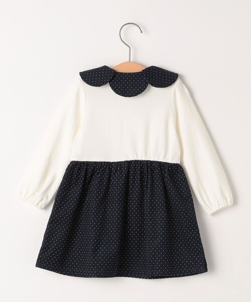 SHIPS（シップス）の「SHIPS KIDS:80～90cm / ドット カラー ワンピース（ワンピース・キッズ・ネイビー/オフホワイト・90/80）」の13枚目の写真