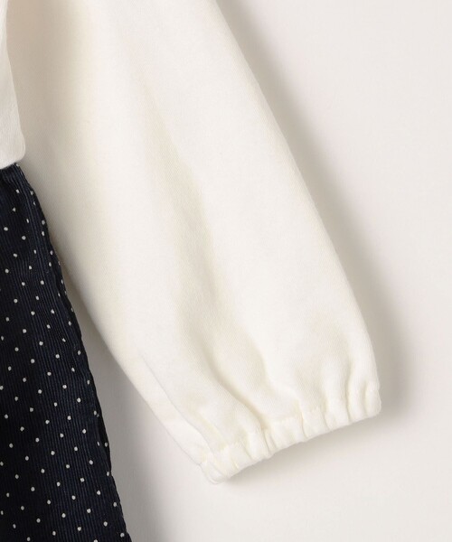 SHIPS（シップス）の「SHIPS KIDS:80～90cm / ドット カラー ワンピース（ワンピース・キッズ・ネイビー/オフホワイト・90/80）」の15枚目の写真