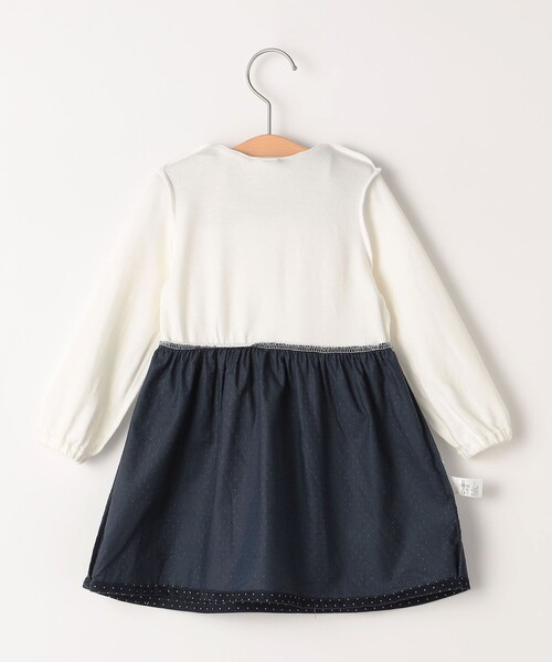 SHIPS（シップス）の「SHIPS KIDS:80～90cm / ドット カラー ワンピース（ワンピース・キッズ・ネイビー/オフホワイト・90/80）」の18枚目の写真