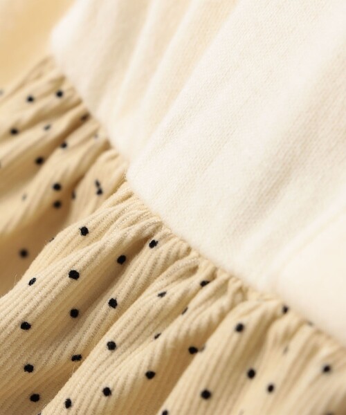 SHIPS（シップス）の「SHIPS KIDS:80～90cm / ドット カラー ワンピース（ワンピース・キッズ・ネイビー/オフホワイト・90/80）」の19枚目の写真