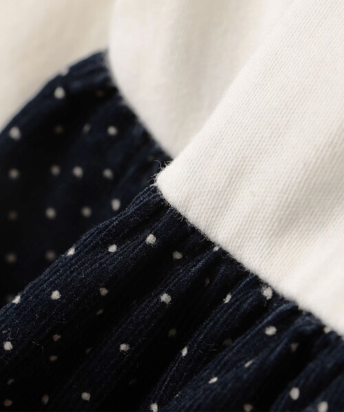 SHIPS（シップス）の「SHIPS KIDS:80～90cm / ドット カラー ワンピース（ワンピース・キッズ・ネイビー/オフホワイト・90/80）」の20枚目の写真