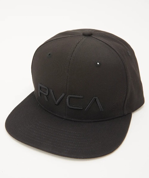 RVCA（ルーカ）の「RVCA キッズ RVCA TWILL SNAPBACK  キャップ 【2024年秋冬モデル】/ルーカキッズロゴスナップバックキャップ（キャップ・キッズ・ブラック/ブラウン/ブルー系その他・FREE）」の3枚目の写真