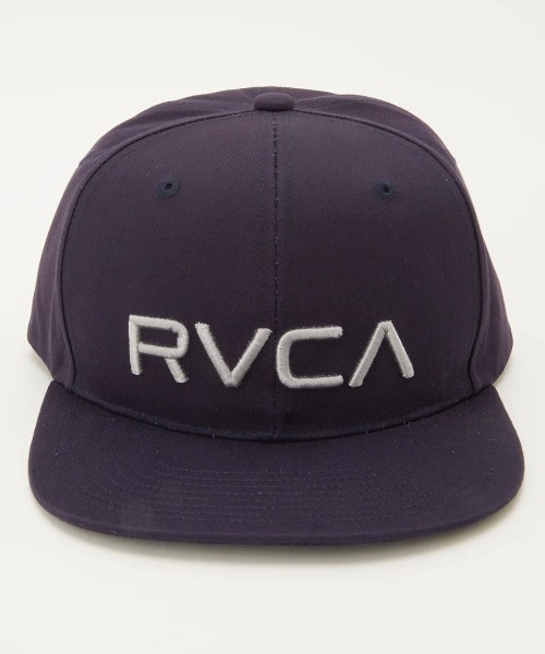 RVCA（ルーカ）の「RVCA キッズ RVCA TWILL SNAPBACK  キャップ 【2024年秋冬モデル】/ルーカキッズロゴスナップバックキャップ（キャップ・キッズ・ブラック/ブラウン/ブルー系その他・FREE）」の6枚目の写真