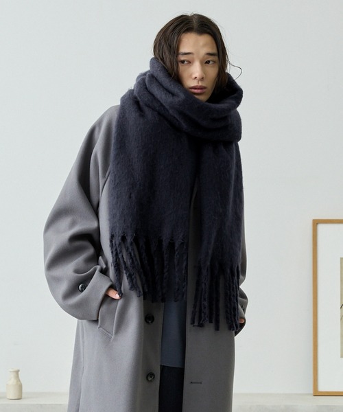 MONO-MART（モノマート）の「フリンジボリューム大判マフラー