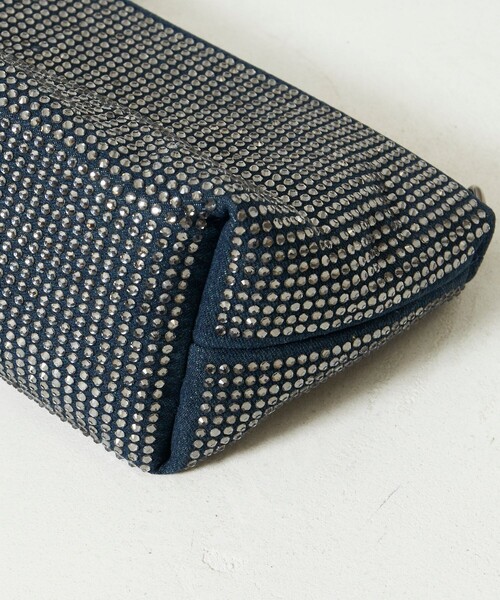 HVISK（ヴィスク）の「HVISK/ヴィスク GIL DENIM EMBELLISHED / ワンハンドルバッグ（ハンドバッグ・レディース・ブルー・ONE SIZE）」の6枚目の写真