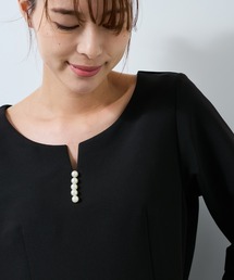 Jayro | 【360度ストレッチ】セットアップ対応ペプラムブラウス(シャツ/ブラウス)