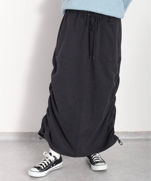 【セール】ツイルジャージーナロースカート（スカート）｜cepo（セポ）
