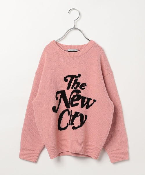 BAYFLOW（ベイフロー）の「[汚れても安心♪] 洗えるHAPPYニット(KIDS)（ニット/セーター・キッズ・ネイビー/イエロー/ピンク/ブラウン/グリーン/オフホワイト/ブラック/オレンジ・110cm/120cm/130cm/140cm/150cm）」の19枚目の写真