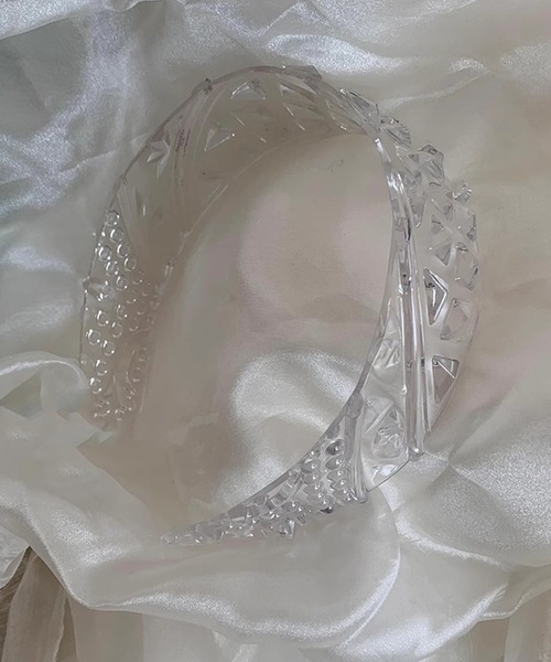 SANSeLF（サンセルフ）の「【LONSLAN】 クリアデザインカチューシャ sanal24a022（カチューシャ・レディース・クリア/ブラック・FREE）」の5枚目の写真