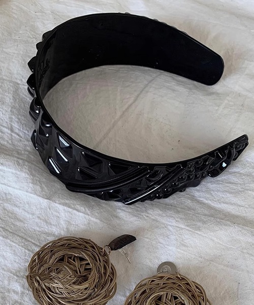 SANSeLF（サンセルフ）の「【LONSLAN】 クリアデザインカチューシャ sanal24a022（カチューシャ・レディース・クリア/ブラック・FREE）」の7枚目の写真