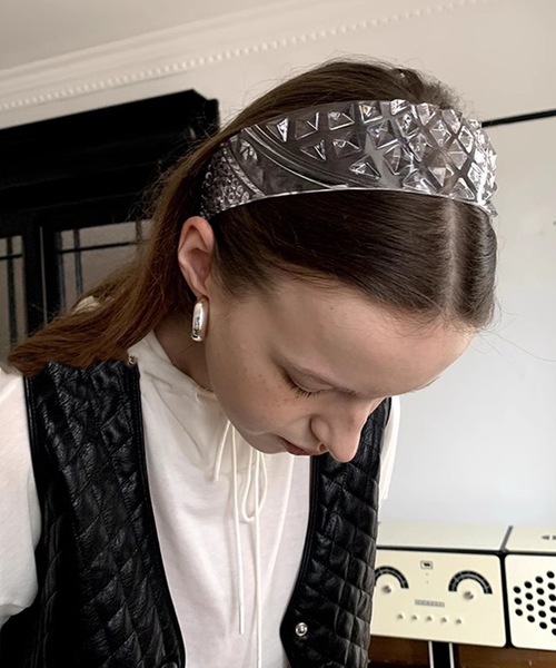 SANSeLF（サンセルフ）の「【LONSLAN】 クリアデザインカチューシャ sanal24a022（カチューシャ・レディース・クリア/ブラック・FREE）」の12枚目の写真