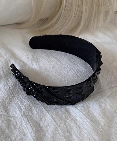 SANSeLF（サンセルフ）の「【LONSLAN】 クリアデザインカチューシャ sanal24a022（カチューシャ・レディース・クリア/ブラック・FREE）」の17枚目の写真