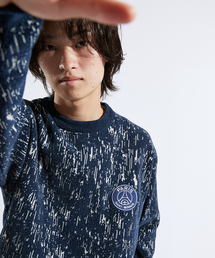 【Paris Saint-Germain / パリ・サン=ジェルマン】 JP Melange Mall knit pullover