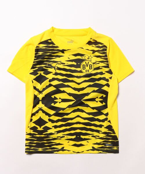 【セール】PUMA プーマ キッズ ドルトムント 2024-25 プレマッチ 半袖 シャツ 116-164cm（Tシャツ/カットソー）｜PUMA（プーマ）