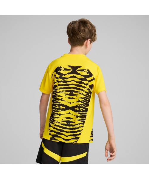 【セール】PUMA プーマ キッズ ドルトムント 2024-25 プレマッチ 半袖 シャツ 116-164cm（Tシャツ/カットソー）｜PUMA（プーマ）