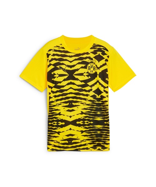 【セール】PUMA プーマ キッズ ドルトムント 2024-25 プレマッチ 半袖 シャツ 116-164cm（Tシャツ/カットソー）｜PUMA（プーマ）