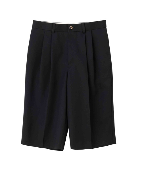 SEA　シー　ダブルフェイスサージ サスペンダーパンツ トラウザーズ　ブラック SEA シー ダブルフェイスサージ サスペンダーパンツ トラウザーズ