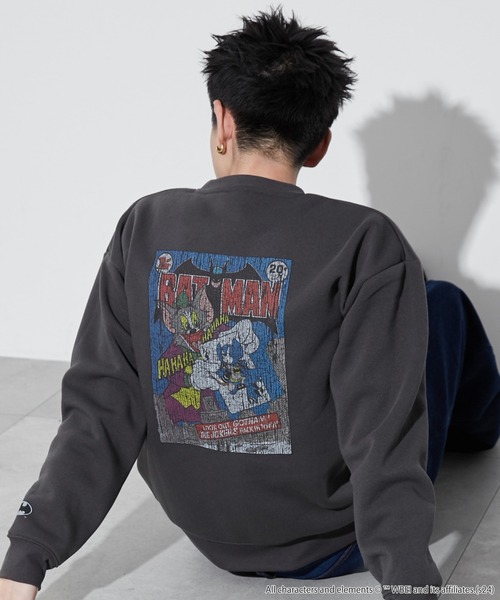 Tom&Jerry(トムアンドジェリー)の「∴WEGO/TOMandJERRYグラフィックプルオーバー(スウェット・メンズ・R/O/P/M・LARGE/MEDIUM)」の1枚目の写真