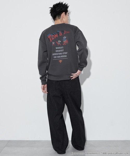 Tom&Jerry(トムアンドジェリー)の「∴WEGO/TOMandJERRYグラフィックプルオーバー(スウェット・メンズ・R/O/P/M・LARGE/MEDIUM)」の8枚目の写真