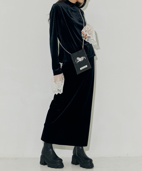 tanakadaisuke(タナカダイスケ)の「【tanakadaisuke/タナカダイスケ】white horse sacoche/サコッシュ/ショルダーバッグ/ミニバッグ(ショルダーバッグ・レディース・ブラック・FREE)」の11枚目の写真