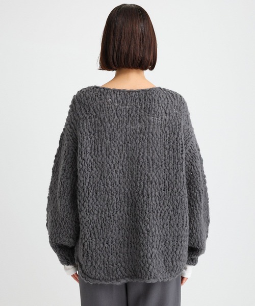 BABYLONE（バビロン）の「ハンドニットプルオーバー（ニット/セーター